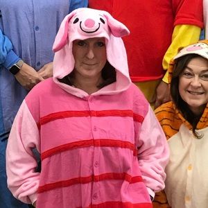 Halloween onesie!  Piglet!!!